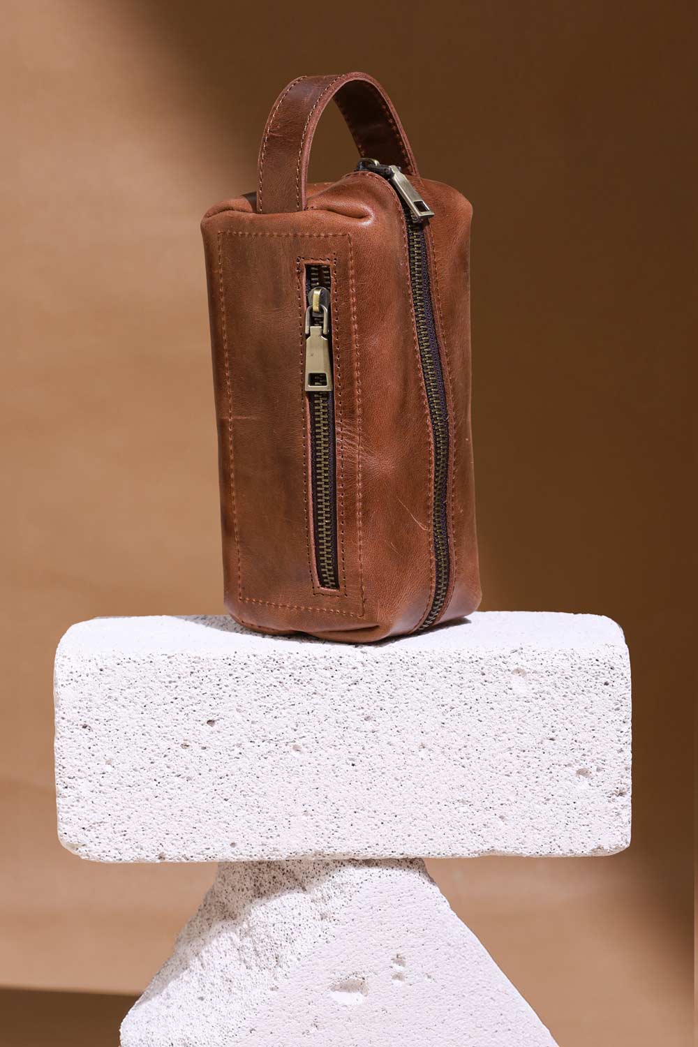 Nexus Deri Dopp Bag