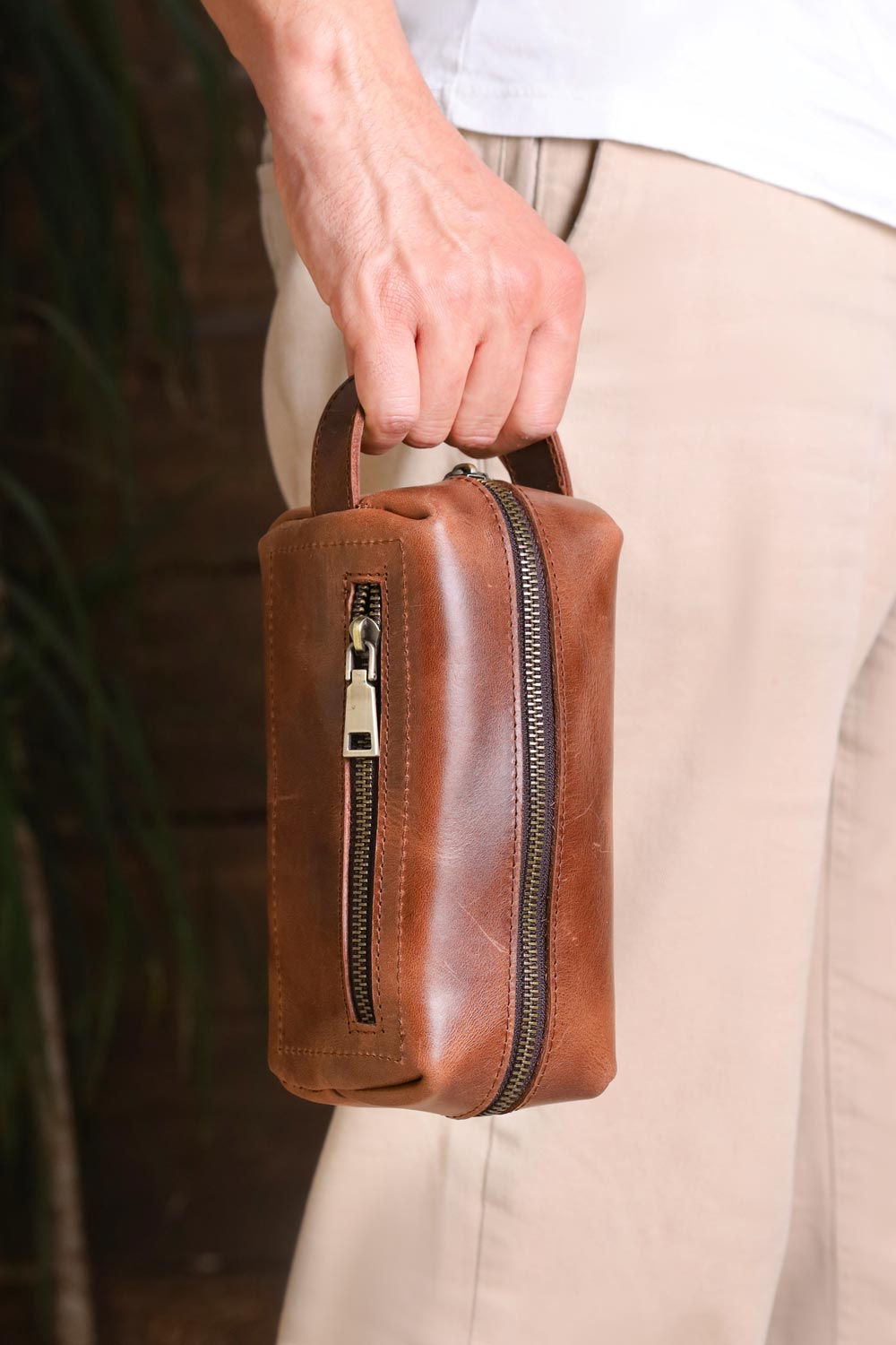 Nexus Deri Dopp Bag